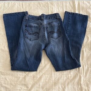 Women's Flare Jeans in Classic Blue